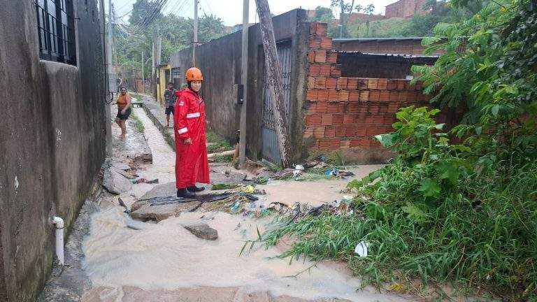 bombeiros resgatam 32 famílias durante temporal em manaus e atuam em áreas alagadas