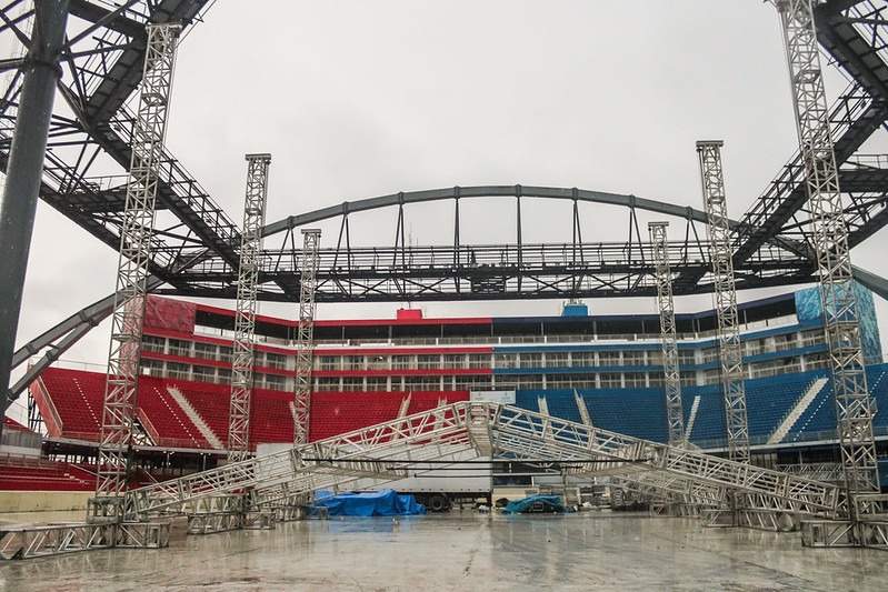 bumbódromo recebe megaestrutura para lançamento do festival de parintins 2026 nesta sexta (2003)