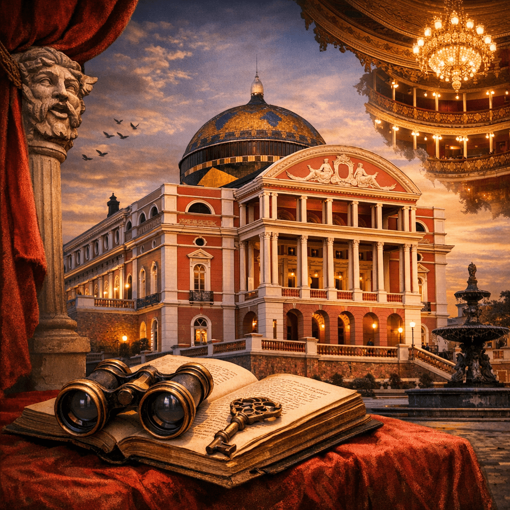 história do Teatro Amazonas illustration for Curiosidades do Teatro Amazonas: História, Arquitetura e Segredos