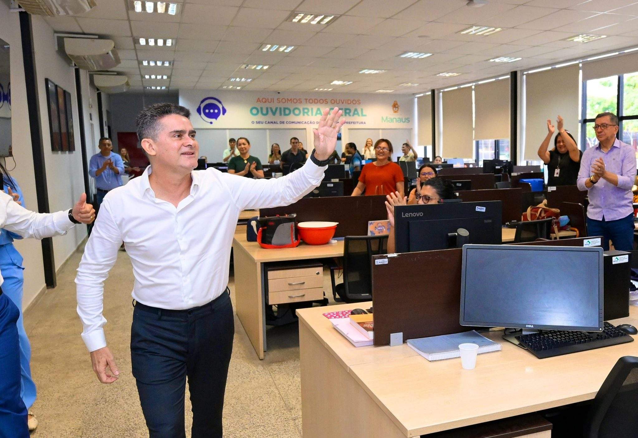 david se despede da prefeitura de manaus