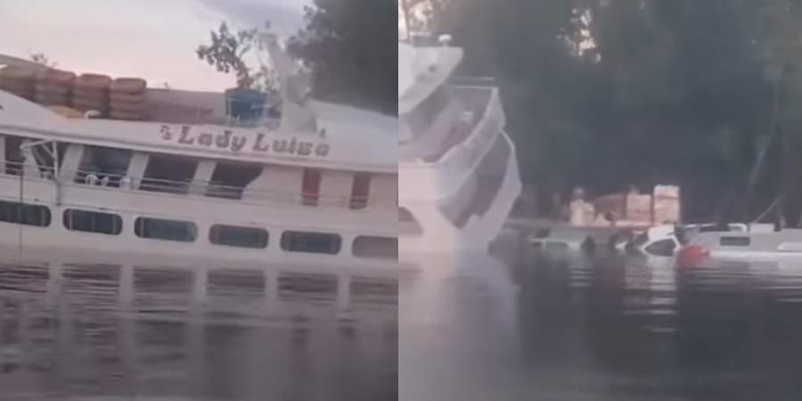 embarcacao bate em pedra