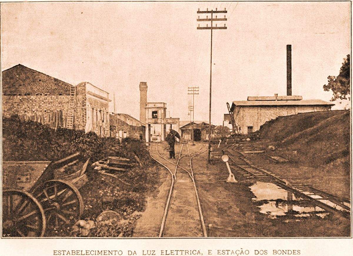 estabelecimento da luz eletrica e estacao dos bondes em manaus foto divulgação