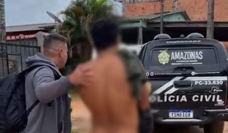 homem é preso por tentar matar ex companheira a tiros após não aceitar fim do relacionamento amazonas