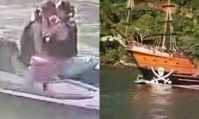 jetski atropelado por navio pirata