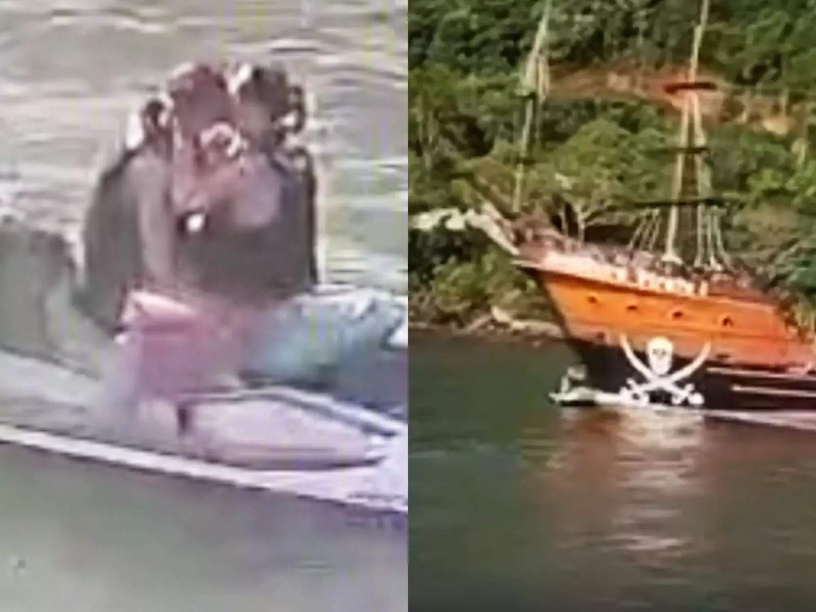 jetski atropelado por navio pirata