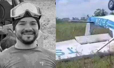 morre empresario e aluno em acidente de aviao no aeroclube