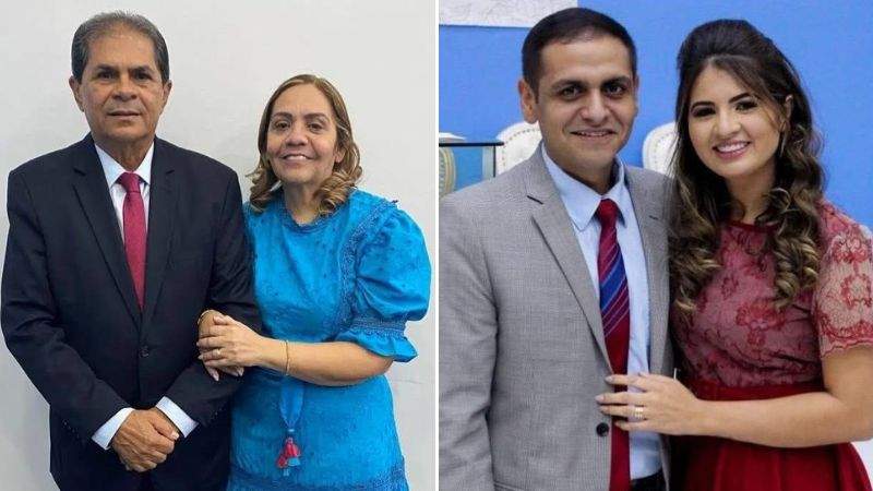 pastor Sales Batista e a Missionária Raquel Viegas e Kennedy Salles e Luciana Salles / Foto : Divulgação