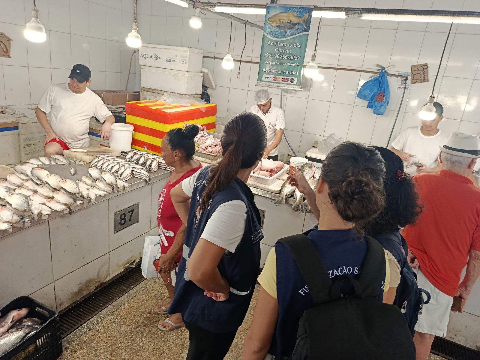 visa manaus dá continuidade à operação ‘semana santa’ com inspeções orientativas em feiras da cidade