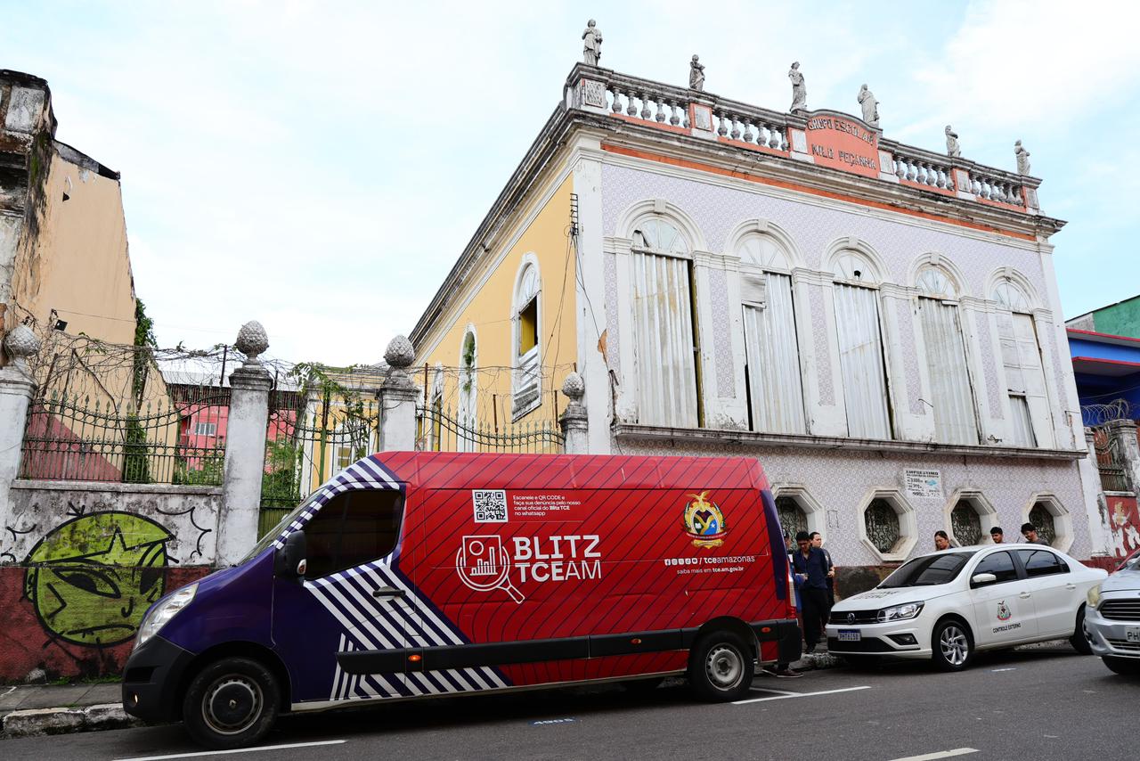blitz do tce am fiscaliza escolas históricas e aponta necessidade de intervenções em manaus (2)