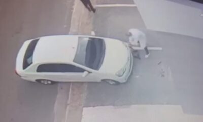 briga por vaga termina com motorista avançando carro contra médico em manaus; veja vídeo