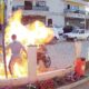 homem coloca fogo em moto e incendeia a propria mae