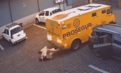 imagens fortes manobra de carro forte termina em atropelamento brutal em estacionamento de shopping