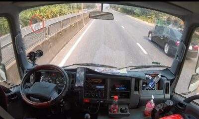 motorista salva crianca em rodovia