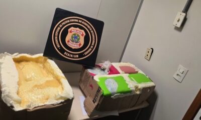 mulher é presa com carga de maconha no aeroporto de manaus durante fiscalização da pf