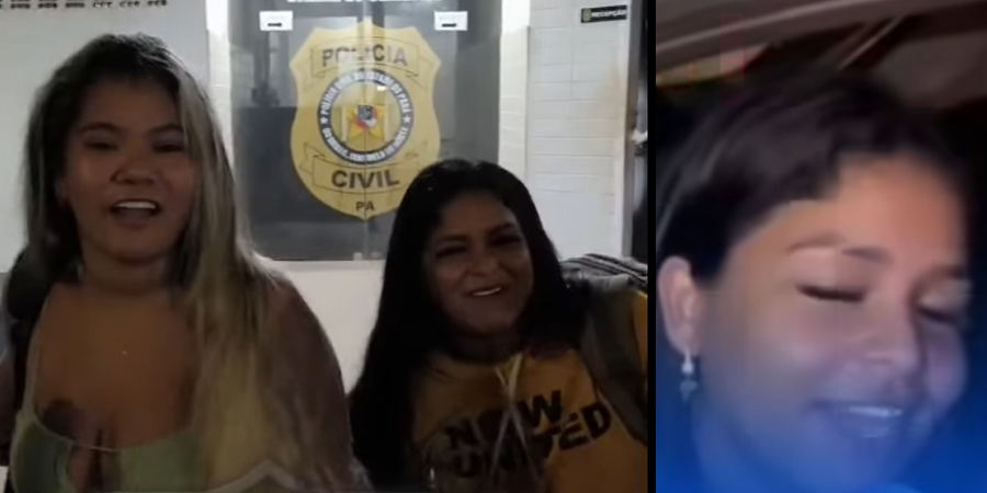 mulheres presas a caminho do garimpo