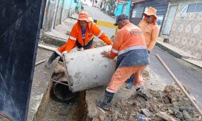 prefeitura de manaus elimina pontos de alagamento e recupera drenagem no zumbi dos palmares 3