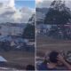 acidente com monster truck