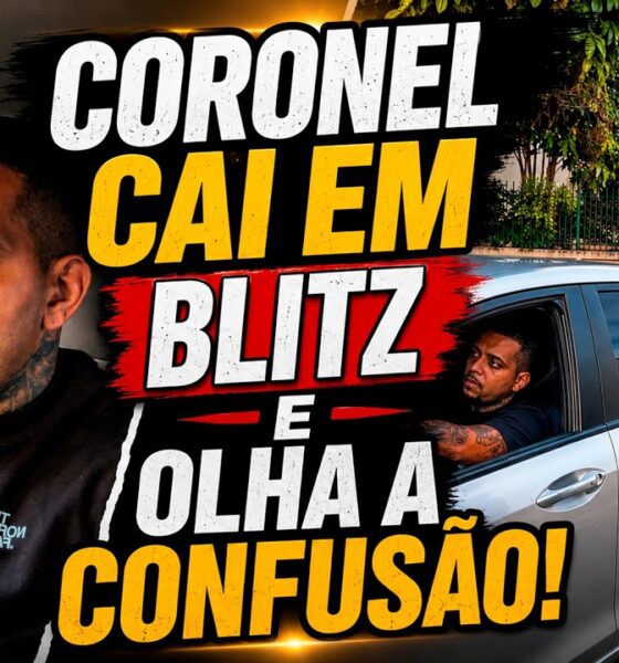 Vídeo de coronel abordado em blitz viraliza, após ele dar uma invertida sensacional no policial!