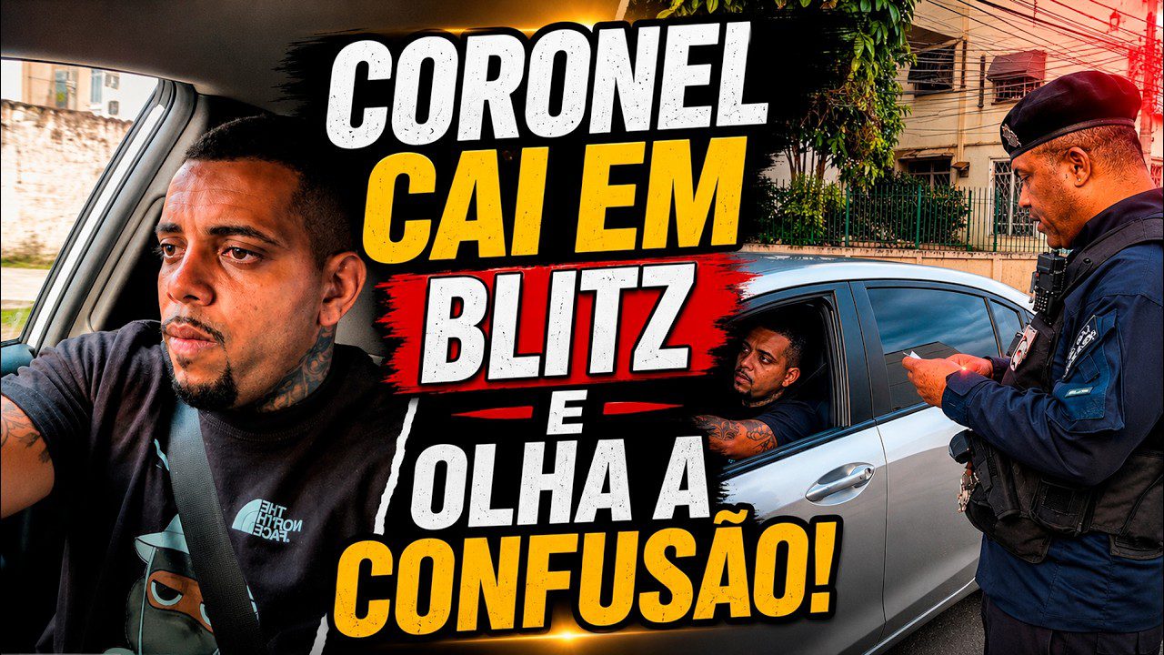 Vídeo de coronel abordado em blitz viraliza, após ele dar uma invertida sensacional no policial!