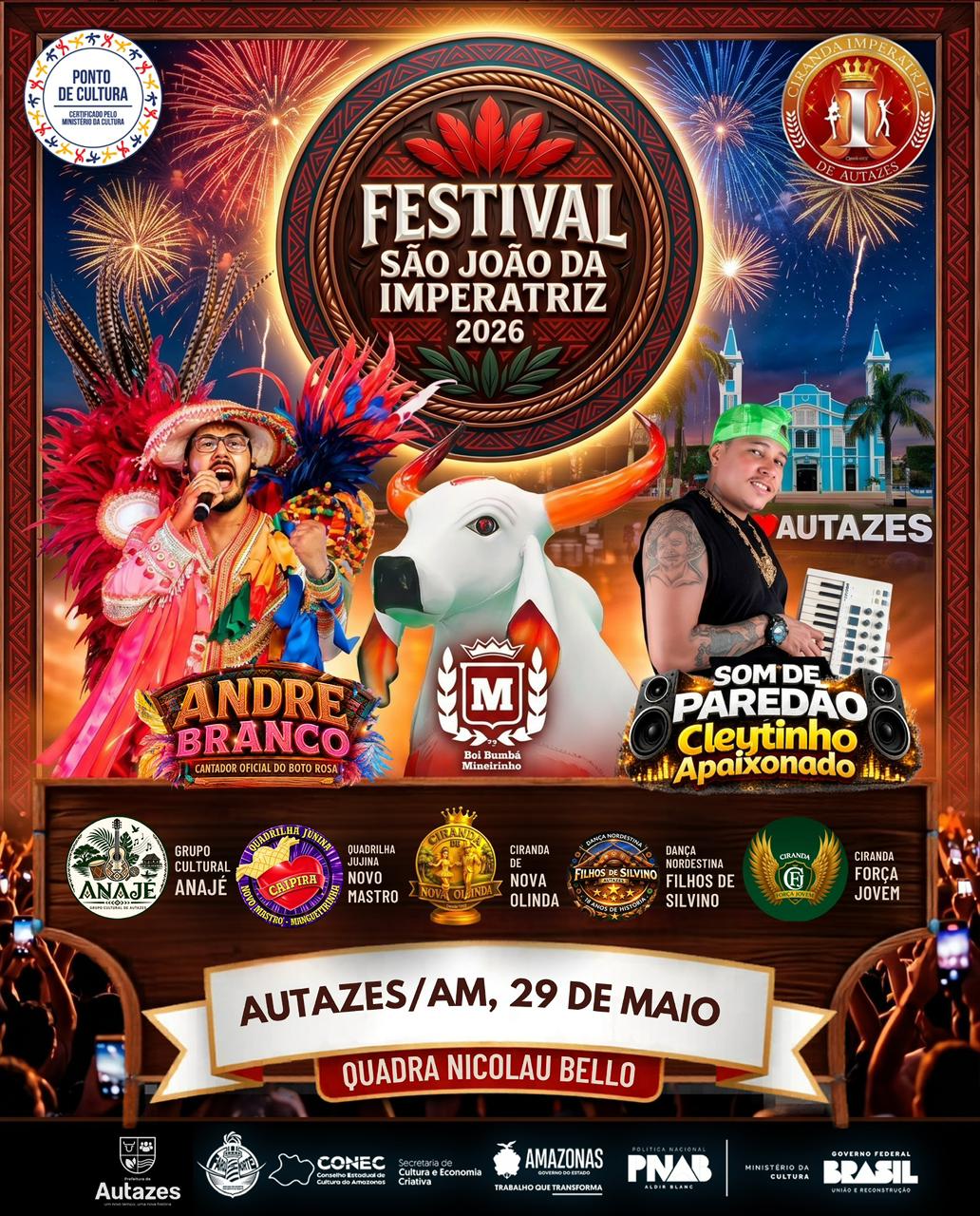 festival são joão da imperatriz movimenta cultura e economia criativa em autazes (2)
