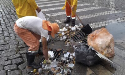 prefeitura de manaus intensifica limpeza de caixas coletoras no centro