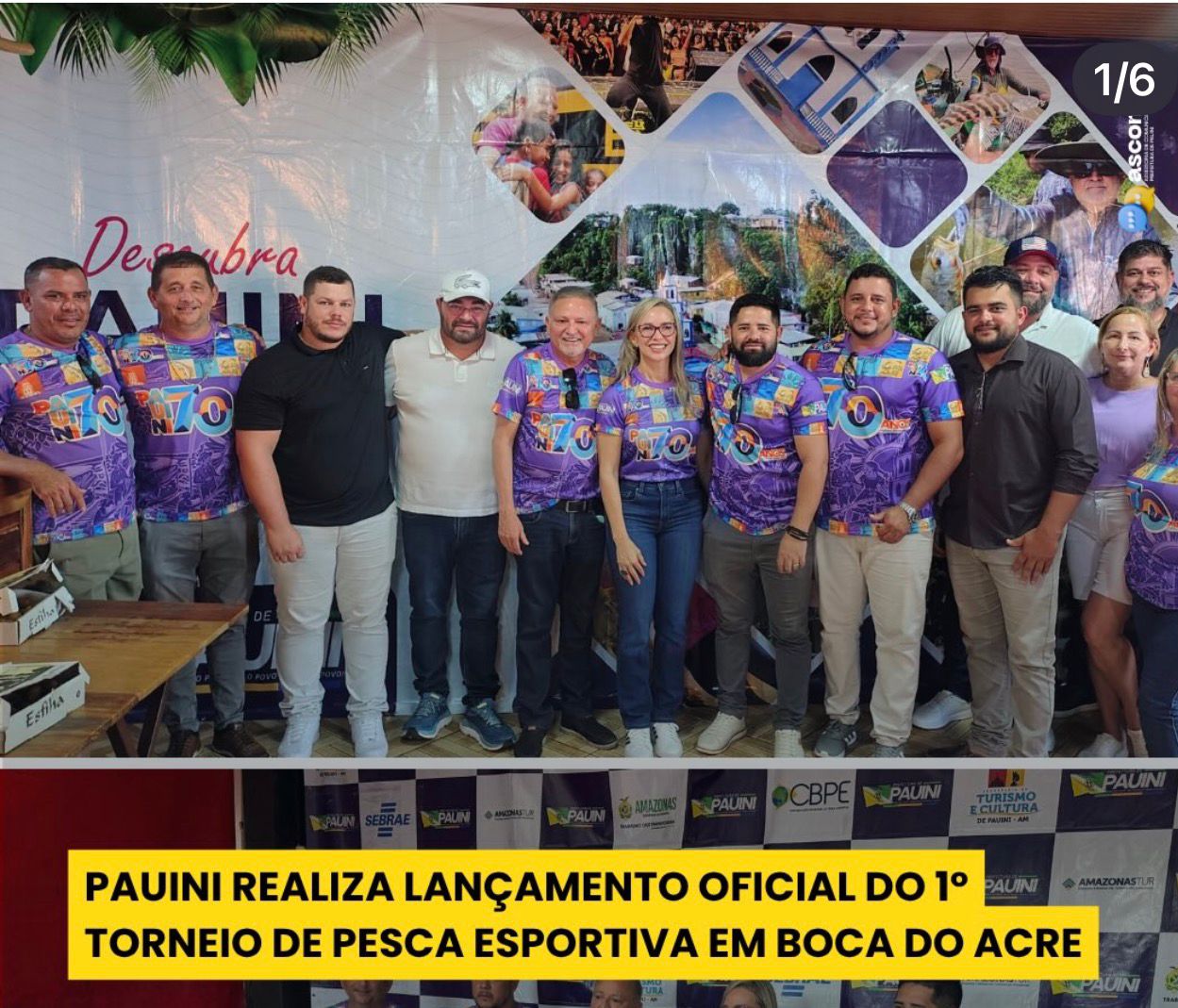 prefeitura de pauini lança 1º torneio de pesca esportiva e aposta no fortalecimento do turismo regional