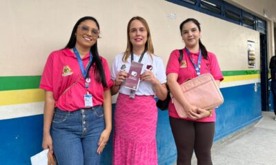 projeto da ouvidoria da mulher do tce am promove ações sobre cidadania e igualdade em escolas