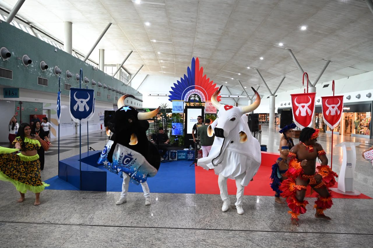 amazonastur apresenta receptivo especial no aeroporto de manaus para receber turistas do festival de parintins 2026 (1)