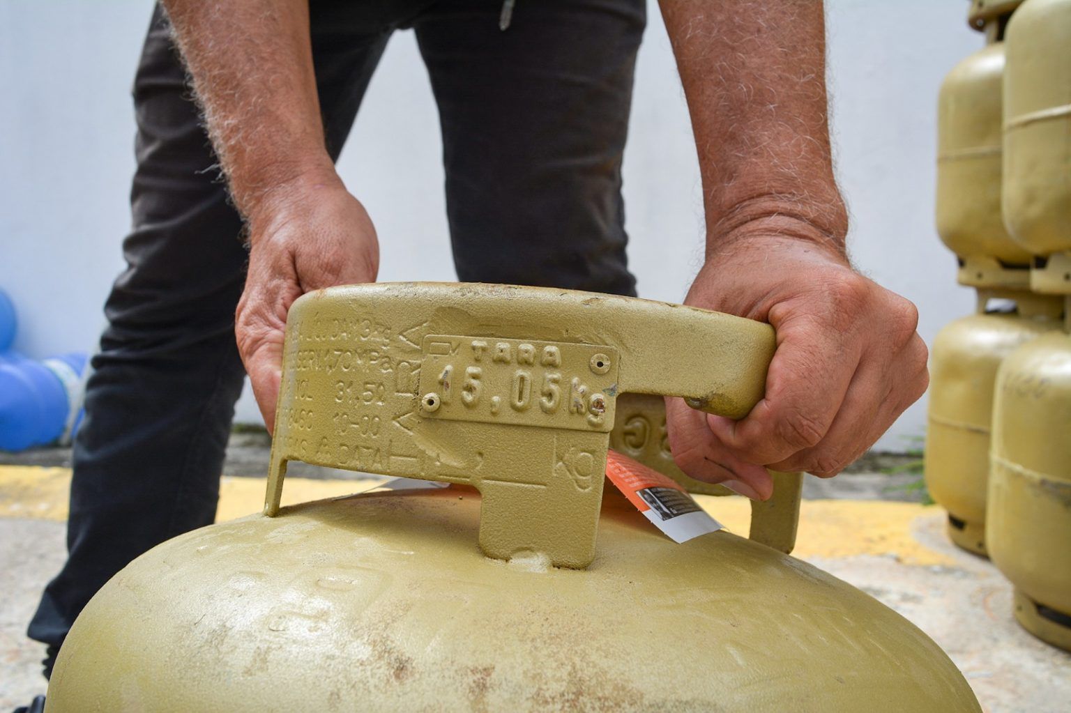 botija de gás