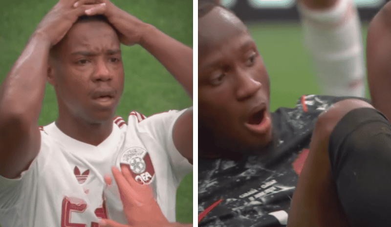 vídeo mostra momento em que jogador do catar entra em choque após lance que resultou em perna quebrada de canadense