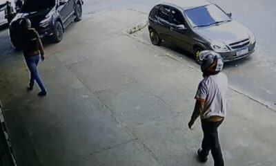 criminosos invadem escritório de advocacia e roubam computadores e celulares no jorge teixeira; veja vídeo