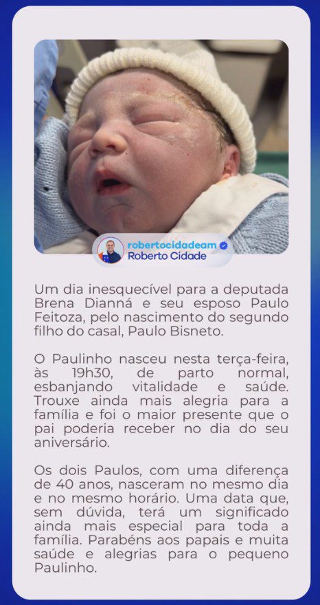 deputada brenna diana da a luz 1