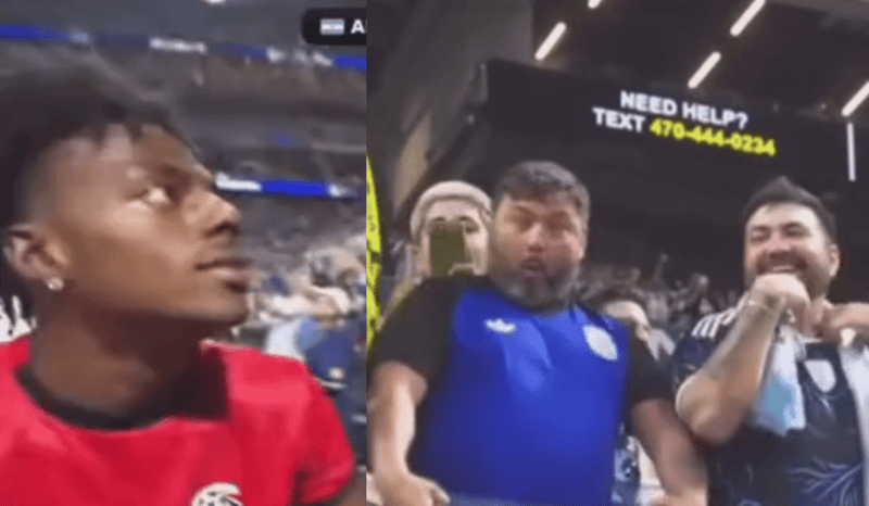 fifa abre investigação após torcedores argentinos fazerem gestos racistas contra ishowspeed
