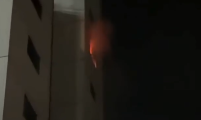 incêndio atinge apartamento em condomínio na ponta negra, em manaus; veja vídeo