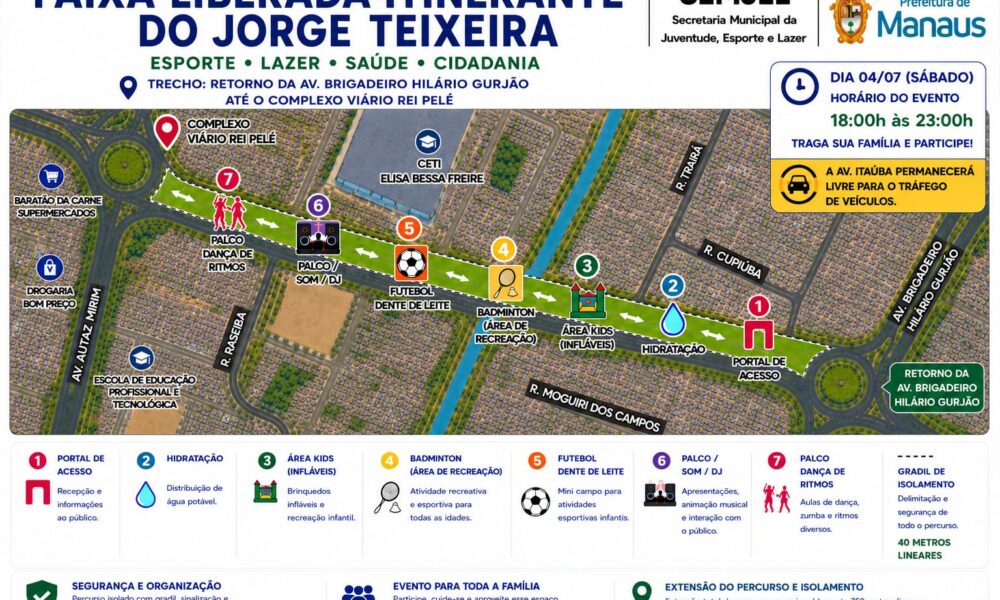 mapa e informações