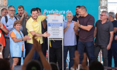 prefeito renato junior entrega feira municipal do 40 reformada e anuncia que vai reformar todas as feiras de manaus até o fim da gestão 5
