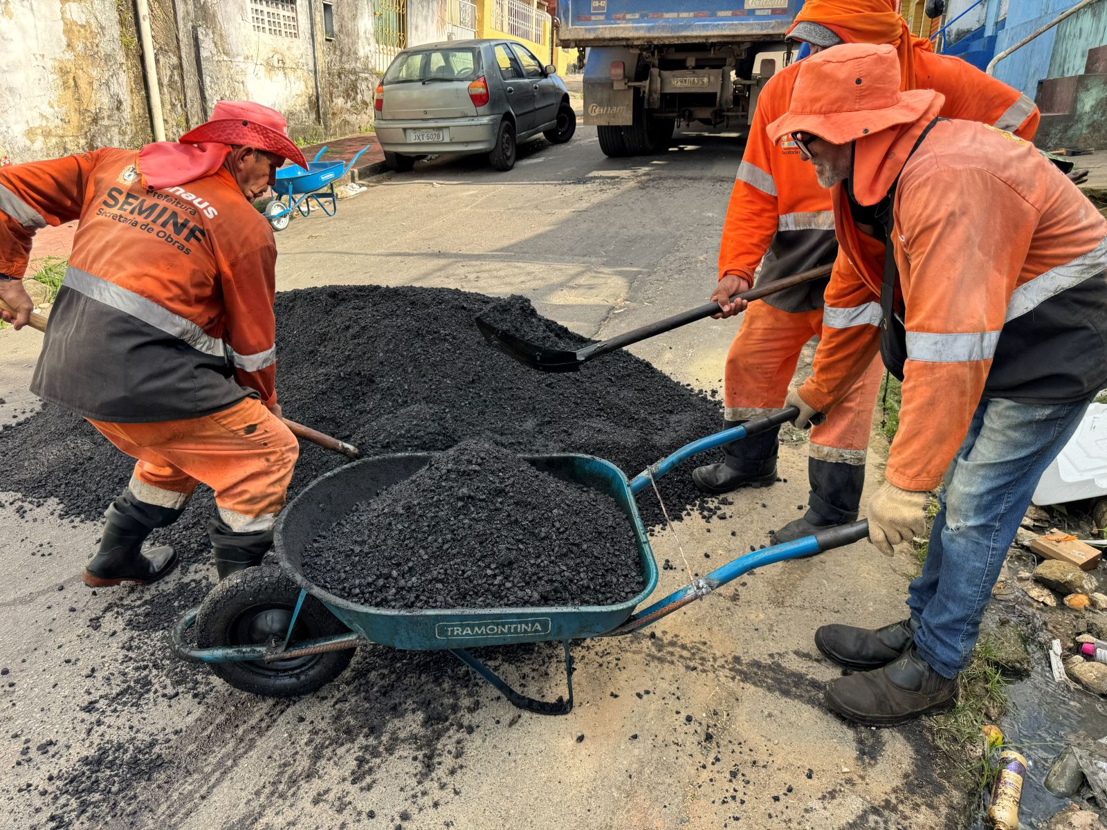 prefeitura de manaus intensifica revitalização asfáltica no bairro são francisco e atende demanda da comunidade na zona sul 4