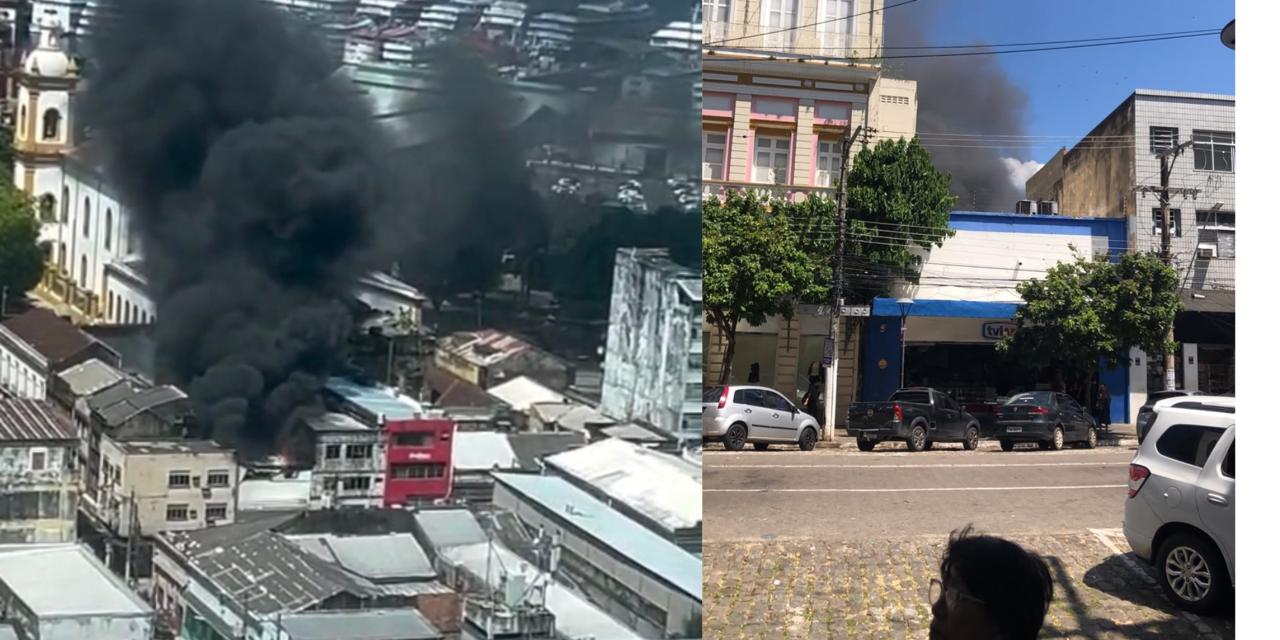 incêndio atinge área de descarte irregular de lixo e mobiliza bombeiros no mauazinho, em manaus