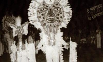 Um dos capacetes de tuxaua mais famoso de Zeca Xibelão / Foto : Divulgação
